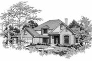 Traditional Style House Plan - 3 Beds 2.5 Baths 2650 Sq/Ft Plan #70-424 