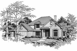 Traditional Exterior - Front Elevation Plan #70-424