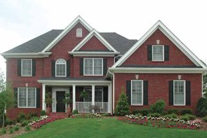 Dream House Plan - Exterior - Front Elevation for Traditional House Plan #54-307 - 4 bed, 2.5 bath