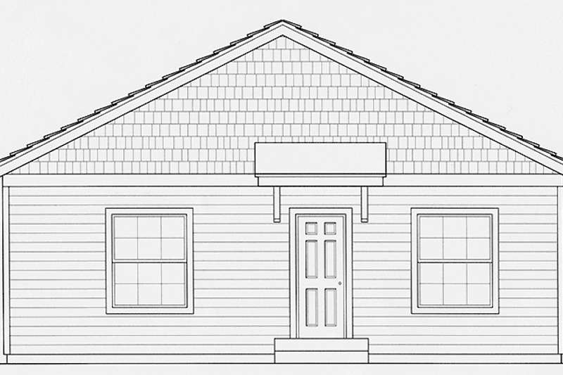 Craftsman Style House Plan - 2 Beds 2 Baths 1200 Sq/Ft Plan #1037-6