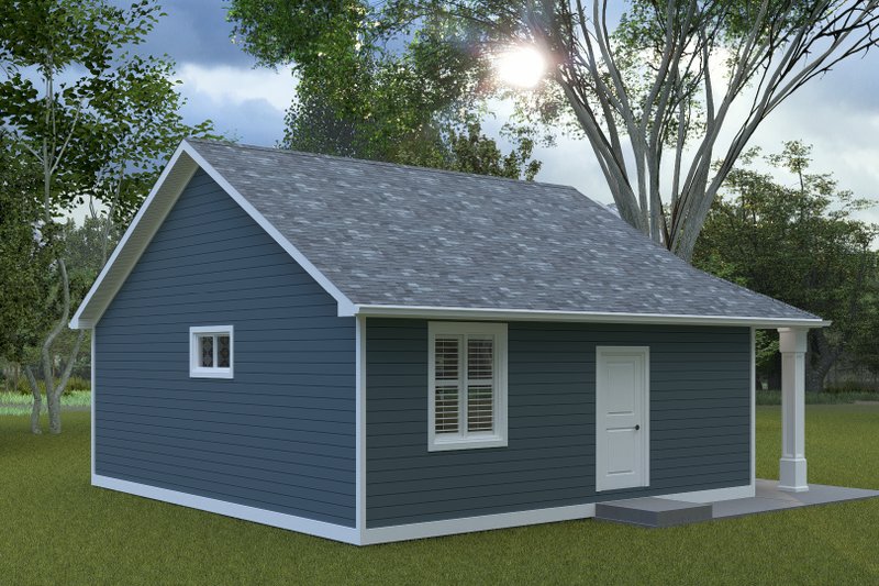 House Plan Design - Exterior - Other Elevation 1 for Craftsman House Plan #1060-333 - 2 bed, 1 bath