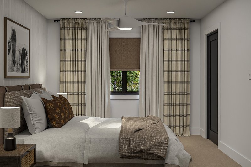 House Design - Interior - Bedroom 1 for Barndominium House Plan #455-345 - 3 bed, 3 bath
