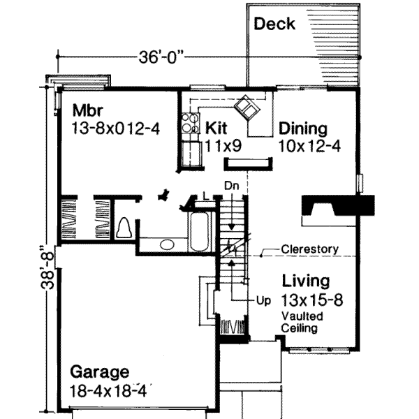 Floor Plan - Main Floor Plan #320-121