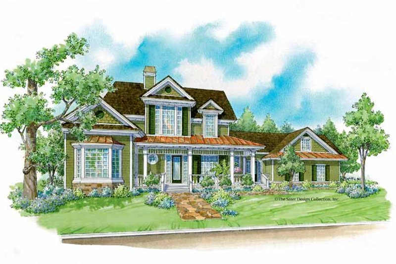 Dream House Plan - Victorian Exterior - Front Elevation Plan #930-197
