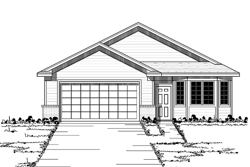 House Plan Design - European Exterior - Front Elevation Plan #51-606