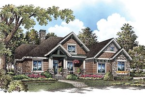 Craftsman Exterior - Front Elevation Plan #929-908