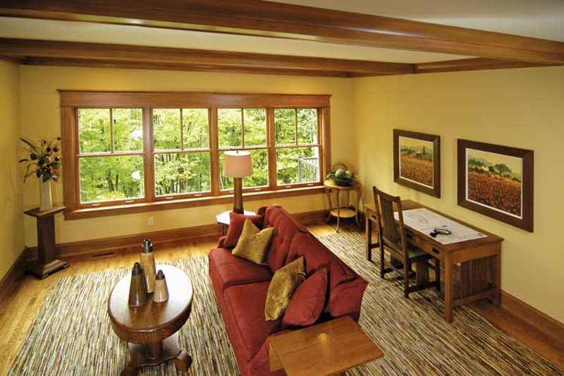 Dream House Plan - Interior - Family Room for Craftsman House Plan #928-30 - 3 bed, 4 bath