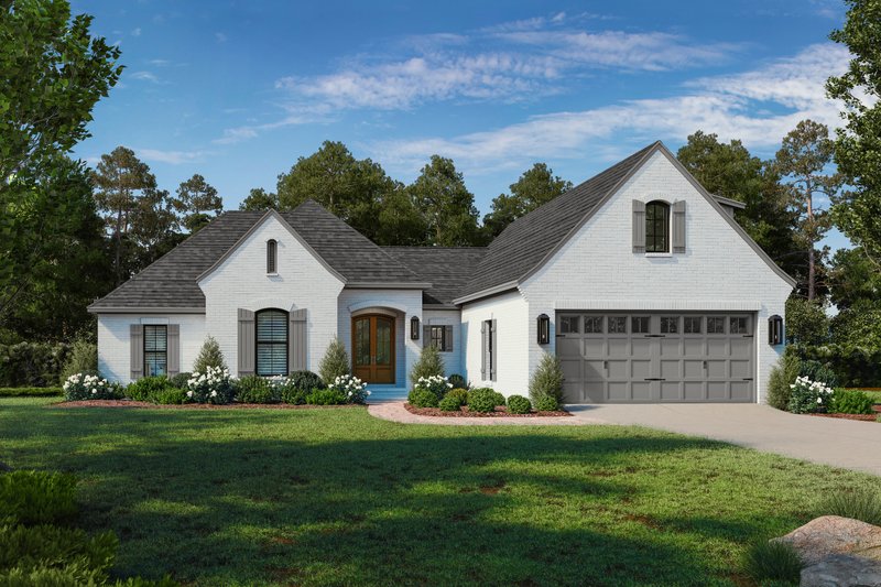 Dream House Plan - Exterior - Front Elevation 3 for European House Plan #430-121 - 4 bed, 2 bath