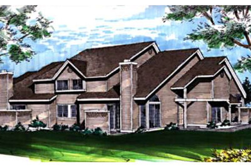 Contemporary Style House Plan - 2 Beds 2 Baths 3274 Sq/Ft Plan #320-330