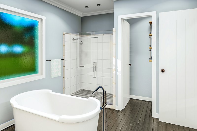 House Blueprint - Interior - Master Bathroom 3 for Cottage House Plan #406-9657 - 3 bed, 2 bath