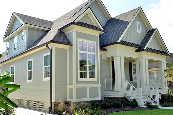 Exterior - Front Elevation 3 for Craftsman House Plan #929-837 - 4 bed, 4 bath