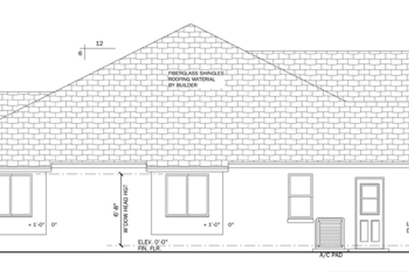 Mediterranean Style House Plan - 3 Beds 2 Baths 2161 Sq/Ft Plan #1058 ...