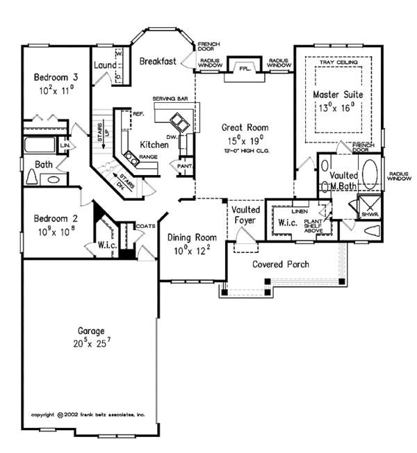 Dream House Plan - Country Floor Plan - Main Floor Plan #927-721