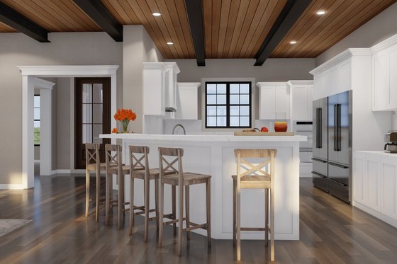 Interior - Kitchen 2 for Craftsman House Plan #923-364 - 3 bed, 3.5 bath