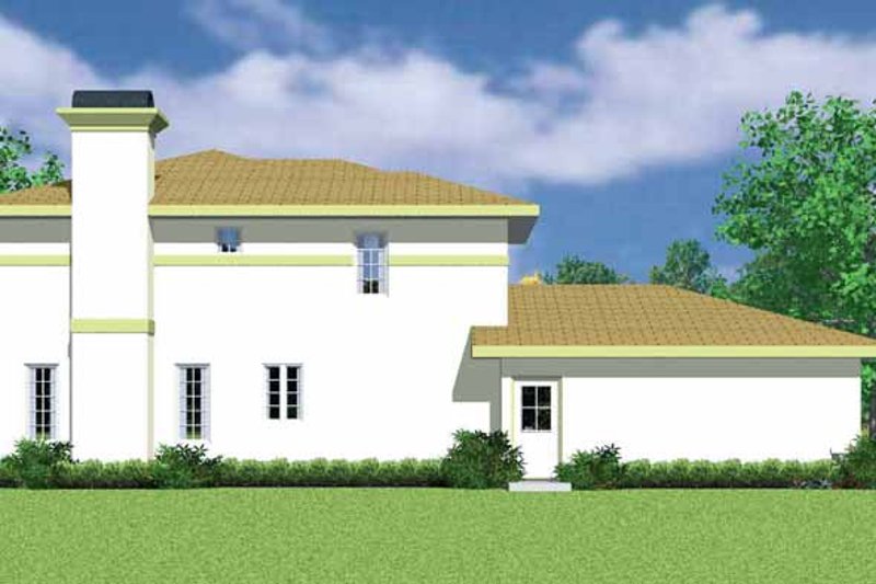 Home Plan - Exterior - Other Elevation 3 for Prairie House Plan #72-1134 - 3 bed, 2.5 bath