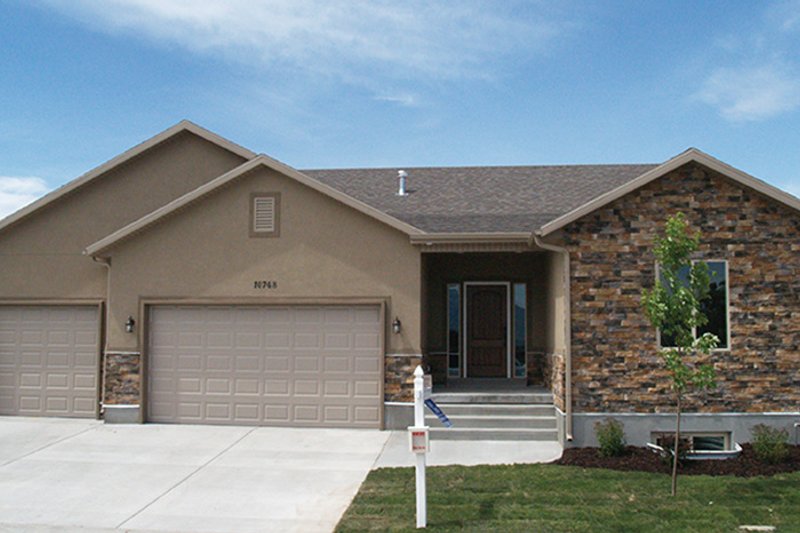 Architectural House Design - Exterior - Front Elevation 5 for Ranch House Plan #1060-12 - 5 bed, 3.5 bath