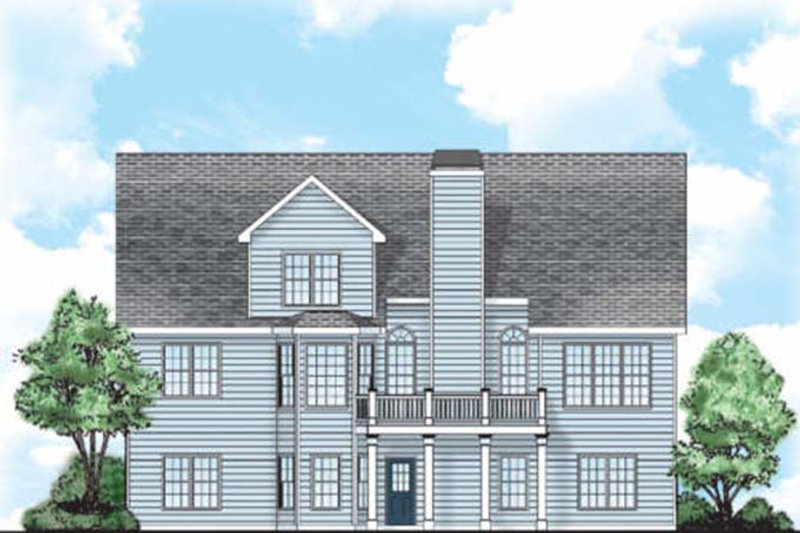 House Blueprint - Exterior - Rear Elevation for Country House Plan #927-901 - 4 bed, 3 bath