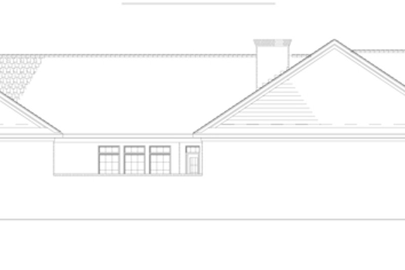 House Blueprint - Exterior - Other Elevation 1 for Country House Plan #17-2903 - 3 bed, 2 bath