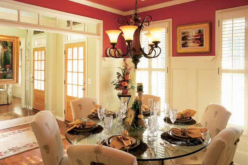 House Blueprint - Interior - Dining Room for Colonial House Plan #927-872 - 3 bed, 2.5 bath