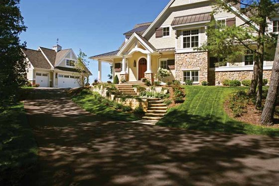 Exterior - Front Elevation 4 for Craftsman House Plan #928-176 - 5 bed, 4.5 bath