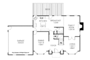 Colonial Style House Plan - 3 Beds 2.5 Baths 2046 Sq/Ft Plan #56-647 