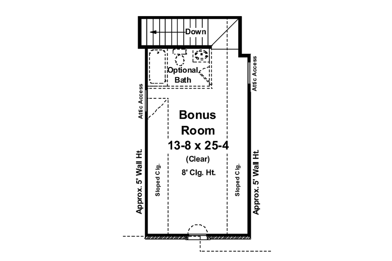Home Plan - Floor Plan - Other Floor for Traditional House Plan #21-422 - 3 bed, 2.5 bath