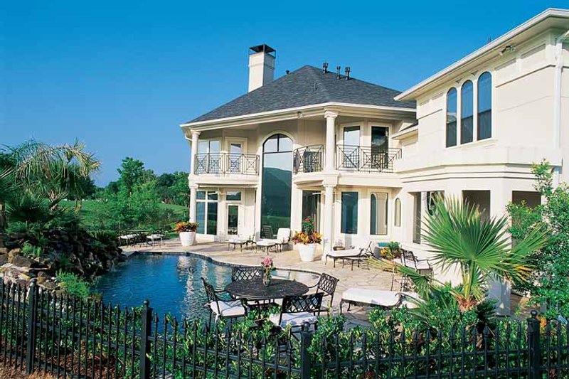 Dream House Plan - Exterior - Rear Elevation for Mediterranean House Plan #1021-2 - 4 bed, 4 bath