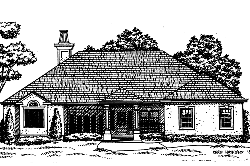 Home Plan - Exterior - Front Elevation 3 for Traditional House Plan #30-271 - 3 bed, 2 bath