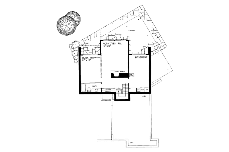 Home Plan - Floor Plan - Upper Floor for Contemporary House Plan #72-747 - 4 bed, 0 bath