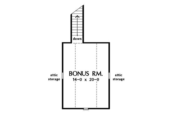 Floor Plan - Other Floor for European House Plan #929-639 - 3 bed, 2 bath