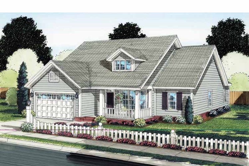 Architectural House Design - Traditional Exterior - Front Elevation Plan #513-2125