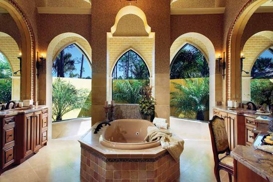 Interior - Bathroom for Mediterranean House Plan #930-98 - 4 bed, 4.5 bath