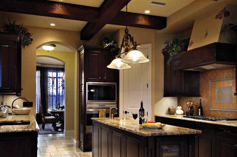 Dream House Plan - Interior - Kitchen for Mediterranean House Plan #930-428 - 4 bed, 3.5 bath