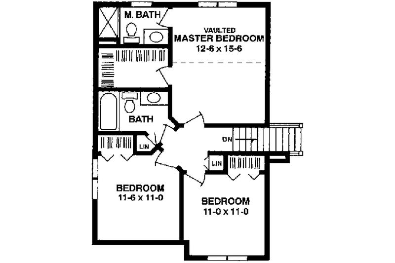 Home Plan - Floor Plan - Upper Floor for Country House Plan #981-28 - 3 bed, 3 bath