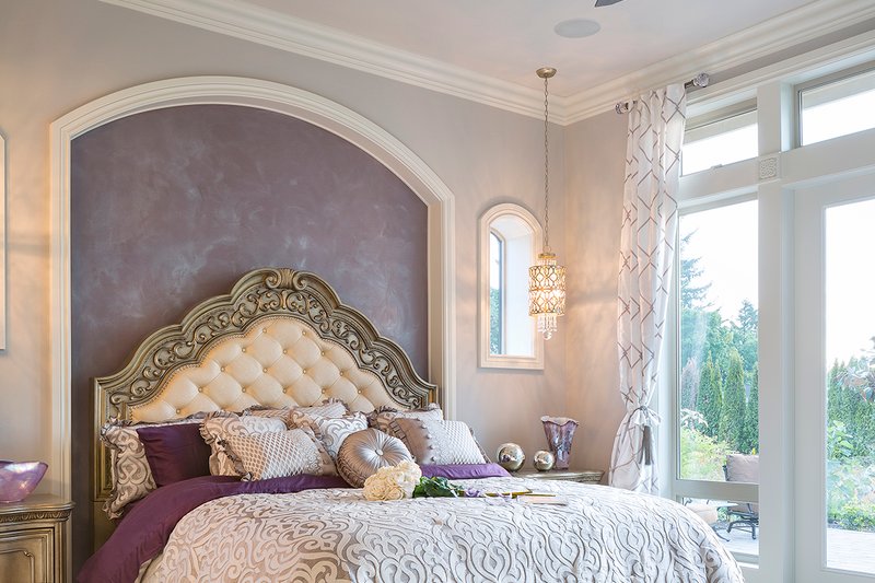 House Plan Design - Interior - Master Bedroom for European House Plan #48-650 - 4 bed, 4.5 bath
