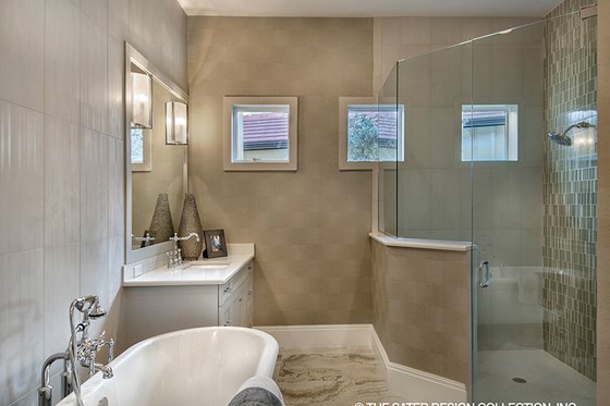 Interior - Master Bathroom 1 for Mediterranean House Plan #930-449 - 3 bed, 3.5 bath