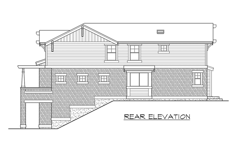 Home Plan - Exterior - Other Elevation 2 for Craftsman House Plan #132-133 - 3 bed, 2.5 bath
