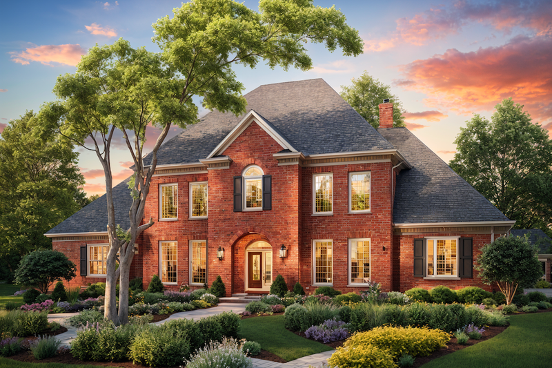 Architectural House Design - Classical Exterior - Front Elevation Plan #30-360