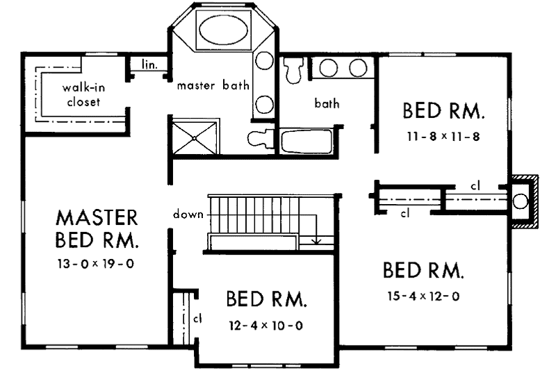 Home Plan - Floor Plan - Upper Floor for Victorian House Plan #929-116 - 4 bed, 2.5 bath