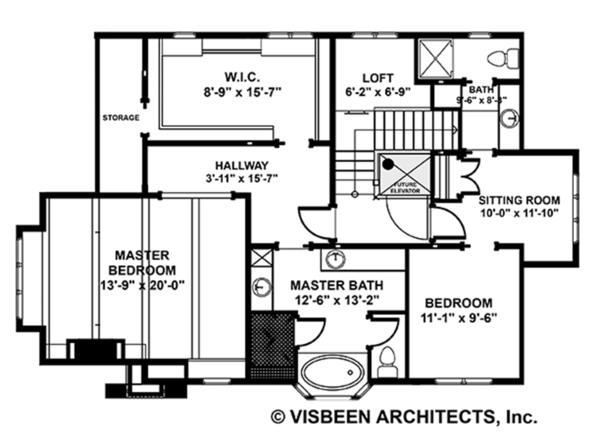 Architectural House Design - Craftsman Floor Plan - Upper Floor Plan #928-282
