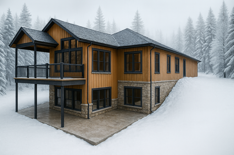 House Blueprint - Photo 1 for Farmhouse House Plan #1109-28 - 4 bed, 3 bath