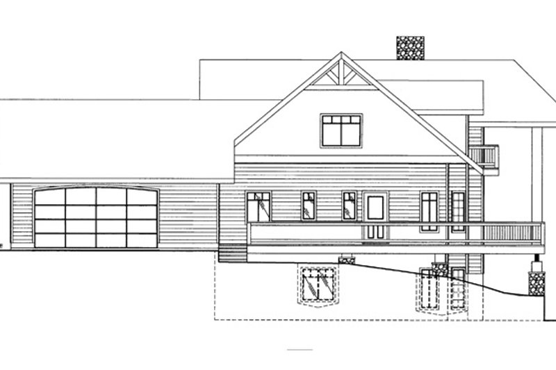 Dream House Plan - Exterior - Other Elevation for Craftsman House Plan #117-841 - 4 bed, 3.5 bath