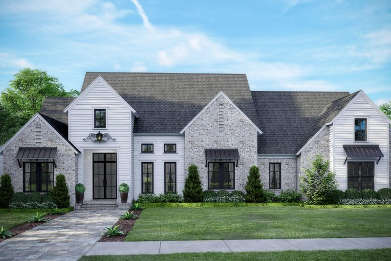 House Blueprint - Exterior - Other Elevation for Traditional House Plan #1081-2 - 4 bed, 3.5 bath