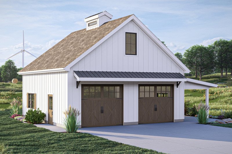 Home Plan - Exterior - Other Elevation 1 for Farmhouse House Plan #455-476, 0 bath