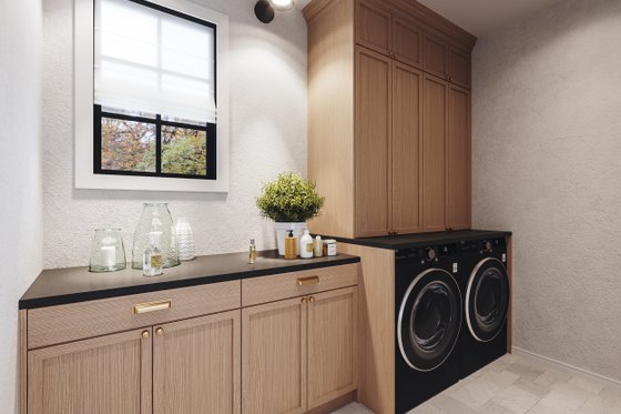 Interior - Laundry for Country House Plan #23-2805 - 4 bed, 2.5 bath