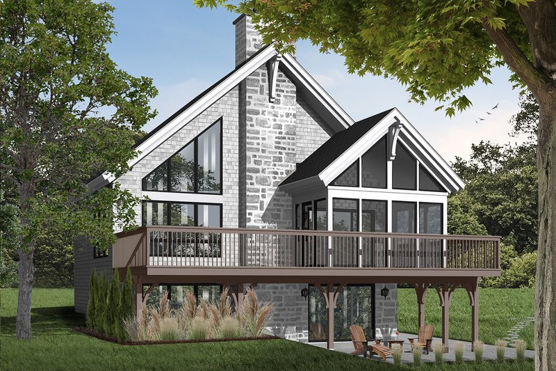 Dream House Plan - Exterior - Front Elevation Plan #23-597