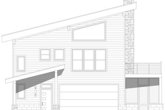 Exterior - Other Elevation for Country House Plan #932-1196 - 6 bed, 4 bath