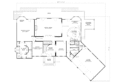 Southern Style House Plan - 5 Beds 3.5 Baths 5050 Sq/Ft Plan #17-629 