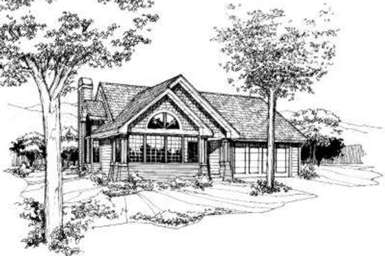 Exterior - Other Elevation House Plan #320-132 - 2 bed, 2 bath