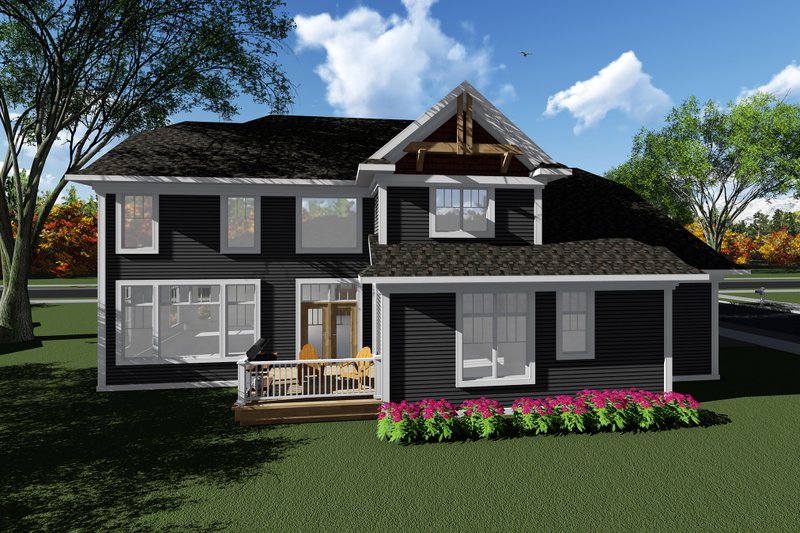 Craftsman Style House Plan - 3 Beds 2.5 Baths 2681 Sq/Ft Plan #70-1279 ...